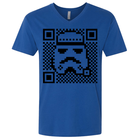 T-Shirts Royal / X-Small QR trooper Men's Premium V-Neck