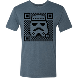 T-Shirts Indigo / Small QR trooper Men's Triblend T-Shirt