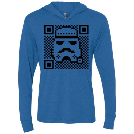 T-Shirts Vintage Royal / X-Small QR trooper Triblend Long Sleeve Hoodie Tee