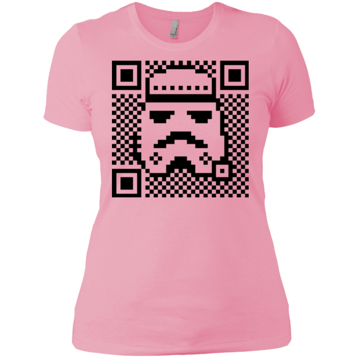 T-Shirts Light Pink / X-Small QR trooper Women's Premium T-Shirt