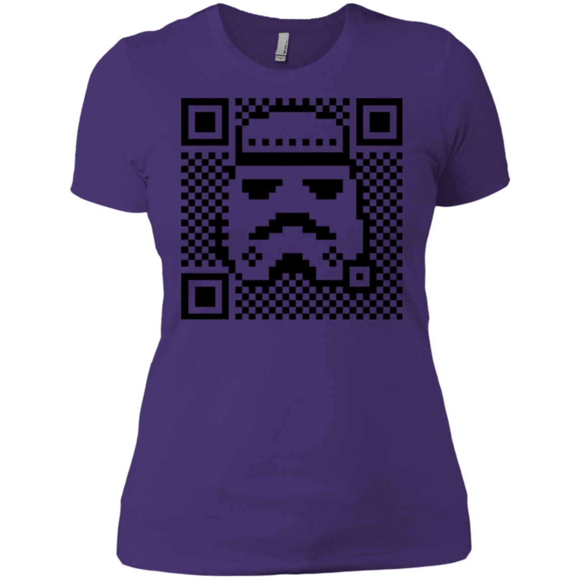 T-Shirts Purple / X-Small QR trooper Women's Premium T-Shirt