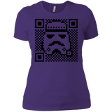 T-Shirts Purple / X-Small QR trooper Women's Premium T-Shirt