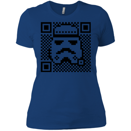T-Shirts Royal / X-Small QR trooper Women's Premium T-Shirt