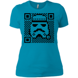 T-Shirts Turquoise / X-Small QR trooper Women's Premium T-Shirt