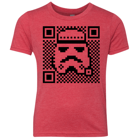 T-Shirts Vintage Red / YXS QR trooper Youth Triblend T-Shirt