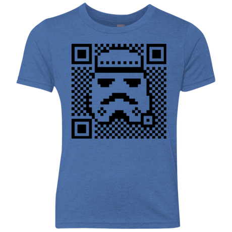 T-Shirts Vintage Royal / YXS QR trooper Youth Triblend T-Shirt