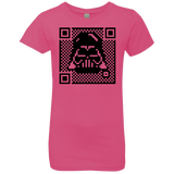 T-Shirts Hot Pink / YXS QR vader Girls Premium T-Shirt