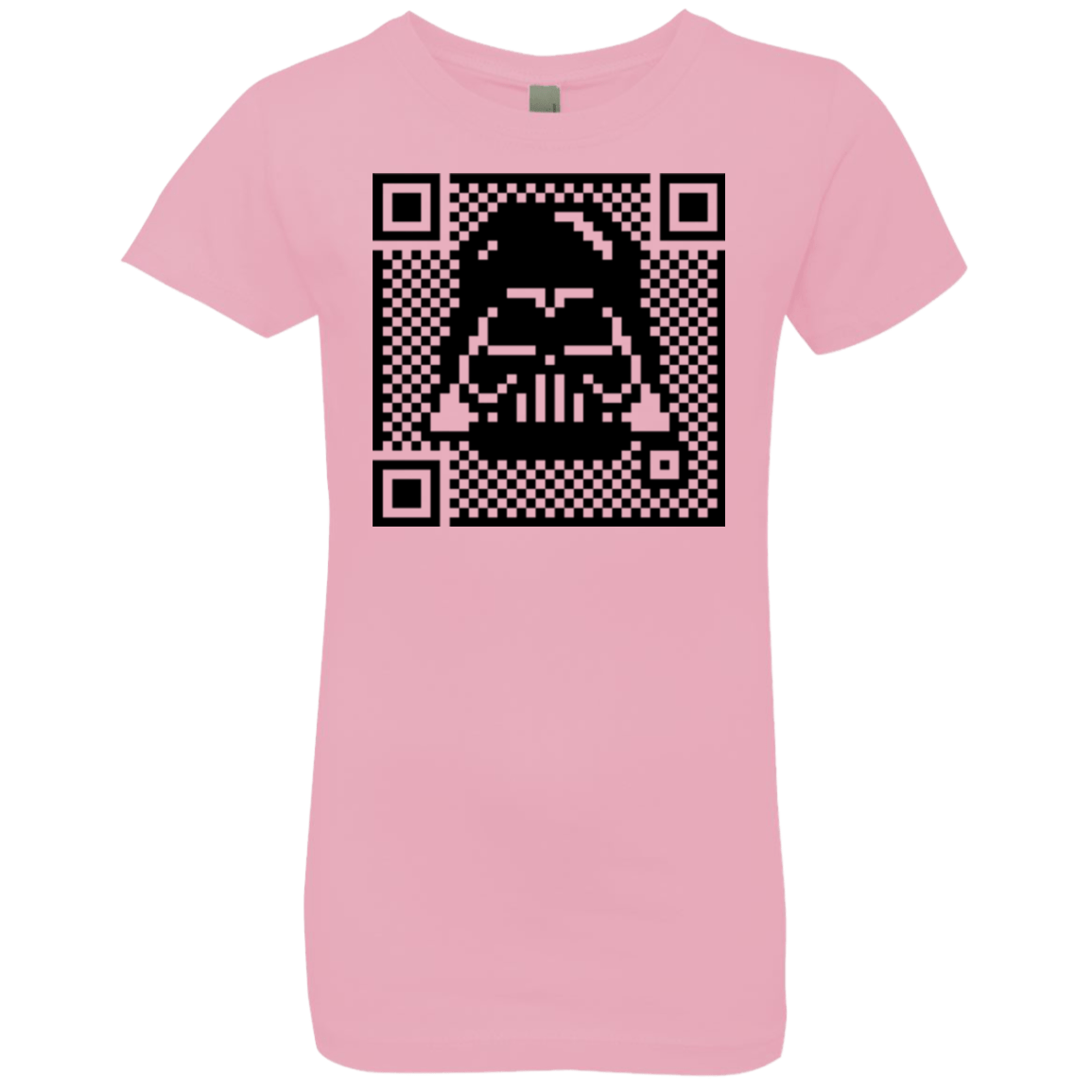 T-Shirts Light Pink / YXS QR vader Girls Premium T-Shirt