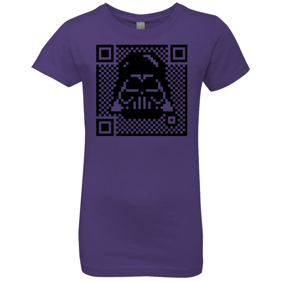 T-Shirts Purple Rush / YXS QR vader Girls Premium T-Shirt