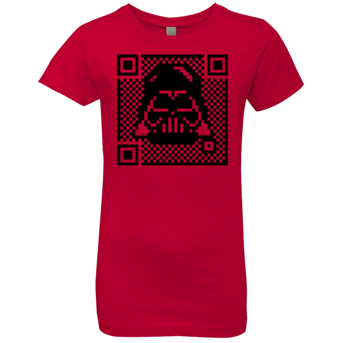 T-Shirts Red / YXS QR vader Girls Premium T-Shirt