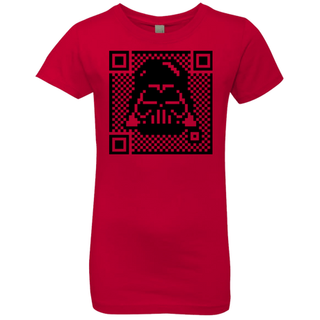 T-Shirts Red / YXS QR vader Girls Premium T-Shirt