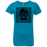 T-Shirts Turquoise / YXS QR vader Girls Premium T-Shirt