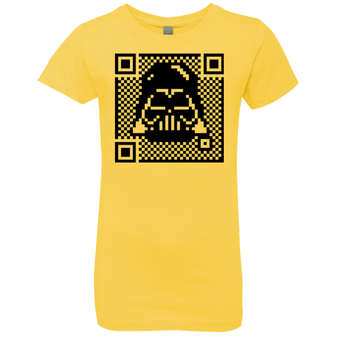 T-Shirts Vibrant Yellow / YXS QR vader Girls Premium T-Shirt