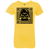 T-Shirts Vibrant Yellow / YXS QR vader Girls Premium T-Shirt