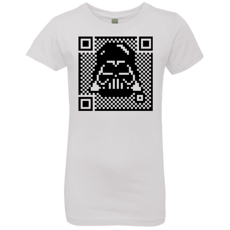 T-Shirts White / YXS QR vader Girls Premium T-Shirt