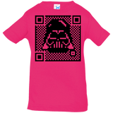 T-Shirts Hot Pink / 6 Months QR vader Infant Premium T-Shirt