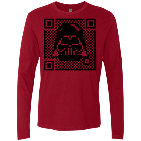 T-Shirts Cardinal / Small QR vader Men's Premium Long Sleeve