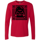 T-Shirts Red / Small QR vader Men's Premium Long Sleeve