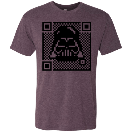 T-Shirts Vintage Purple / Small QR vader Men's Triblend T-Shirt