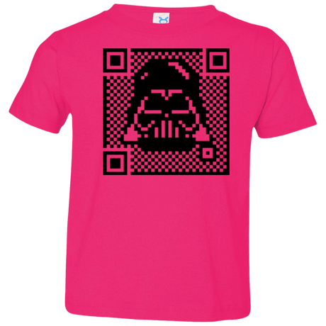 T-Shirts Hot Pink / 2T QR vader Toddler Premium T-Shirt