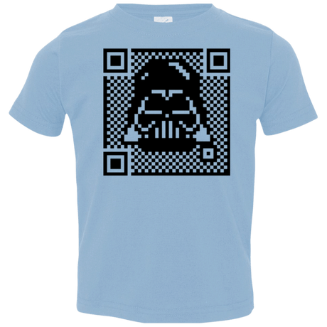 T-Shirts Light Blue / 2T QR vader Toddler Premium T-Shirt