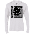 T-Shirts Heather White / X-Small QR vader Triblend Long Sleeve Hoodie Tee
