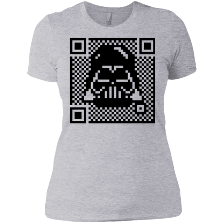 T-Shirts Heather Grey / X-Small QR vader Women's Premium T-Shirt