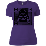 T-Shirts Purple / X-Small QR vader Women's Premium T-Shirt