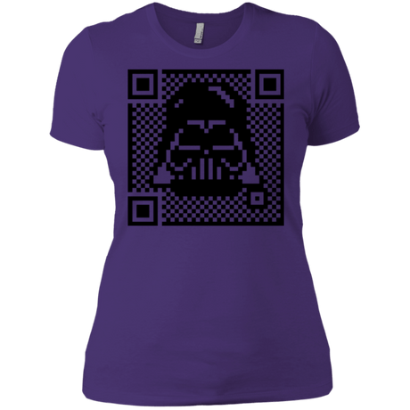 T-Shirts Purple / X-Small QR vader Women's Premium T-Shirt