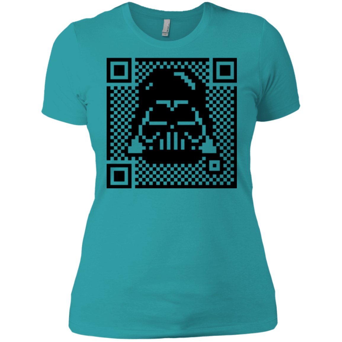 T-Shirts Tahiti Blue / X-Small QR vader Women's Premium T-Shirt