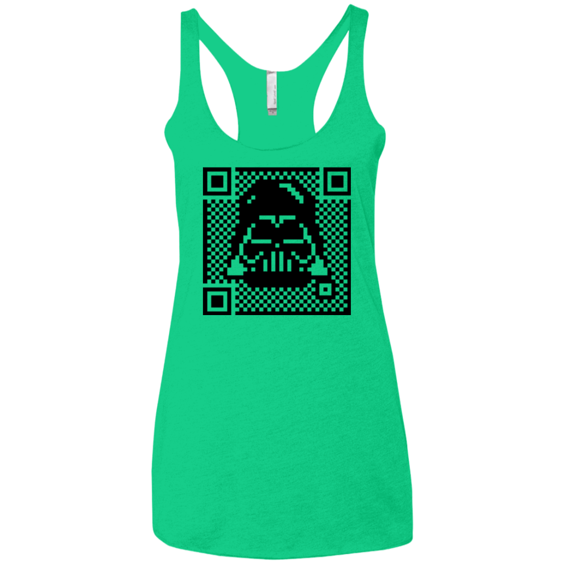 T-Shirts Envy / X-Small QR vader Women's Triblend Racerback Tank