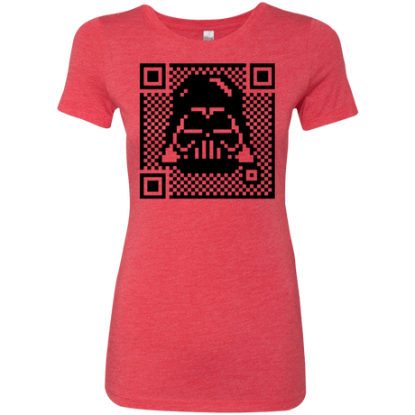 T-Shirts Vintage Red / Small QR vader Women's Triblend T-Shirt