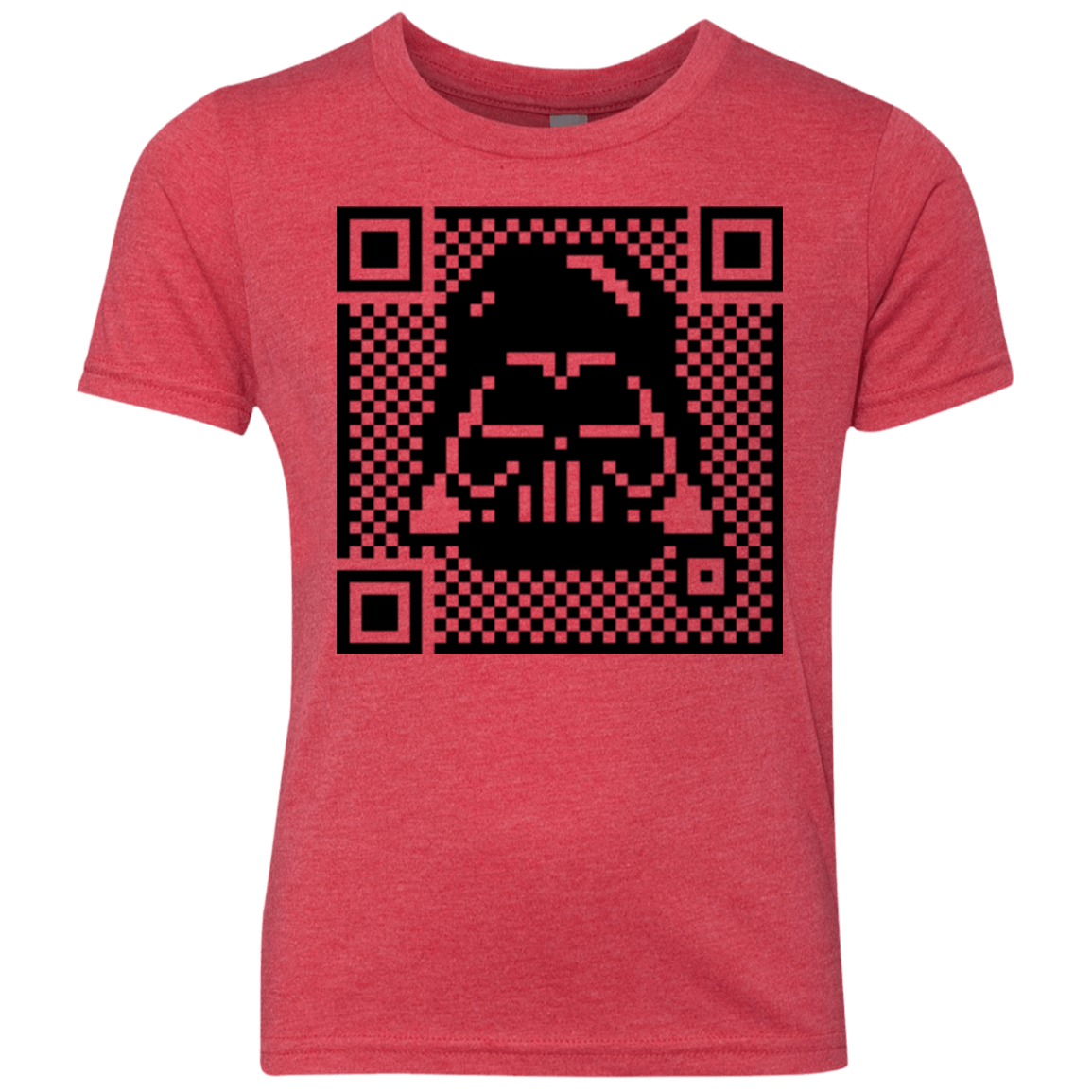 T-Shirts Vintage Red / YXS QR vader Youth Triblend T-Shirt