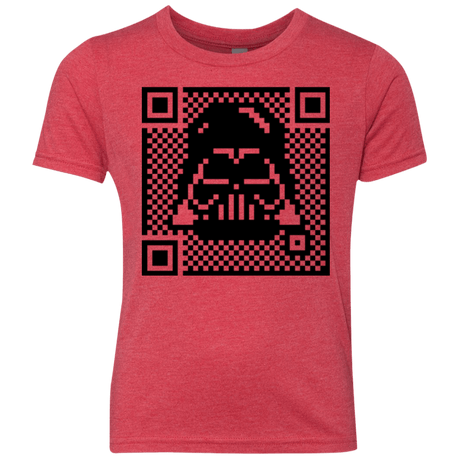 T-Shirts Vintage Red / YXS QR vader Youth Triblend T-Shirt