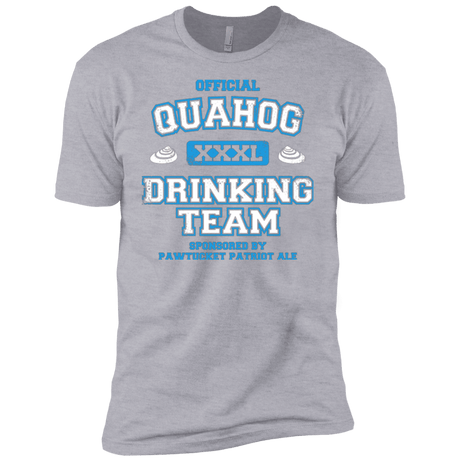 T-Shirts Heather Grey / YXS Quahog Drinking Team Boys Premium T-Shirt