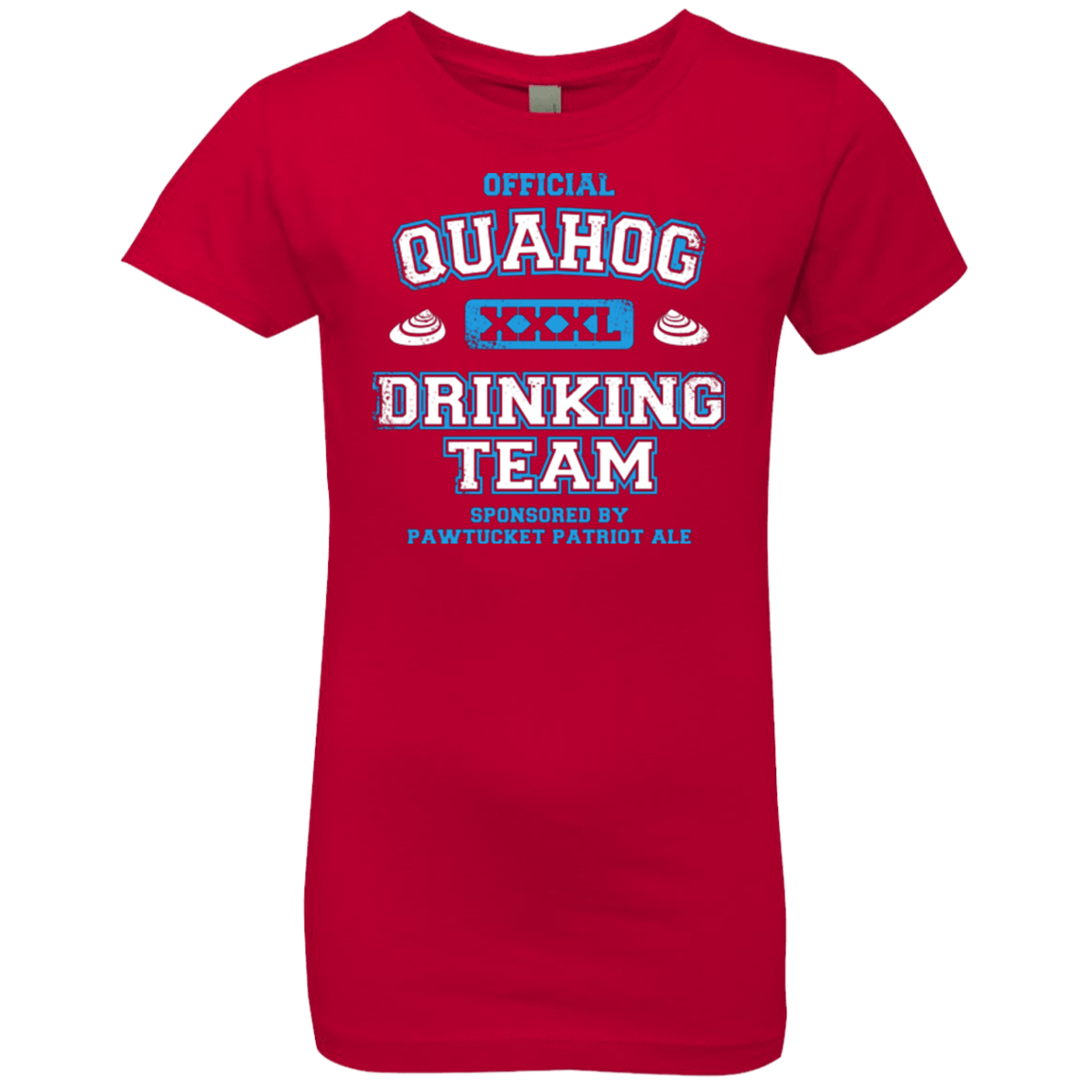 T-Shirts Red / YXS Quahog Drinking Team Girls Premium T-Shirt