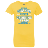 T-Shirts Vibrant Yellow / YXS Quahog Drinking Team Girls Premium T-Shirt