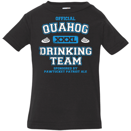 T-Shirts Black / 6 Months Quahog Drinking Team Infant Premium T-Shirt