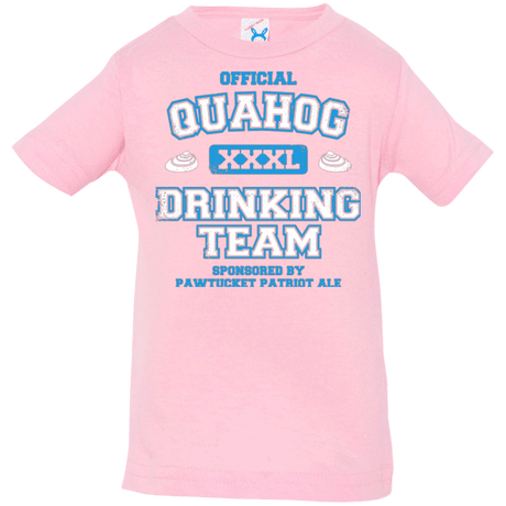 T-Shirts Pink / 6 Months Quahog Drinking Team Infant Premium T-Shirt