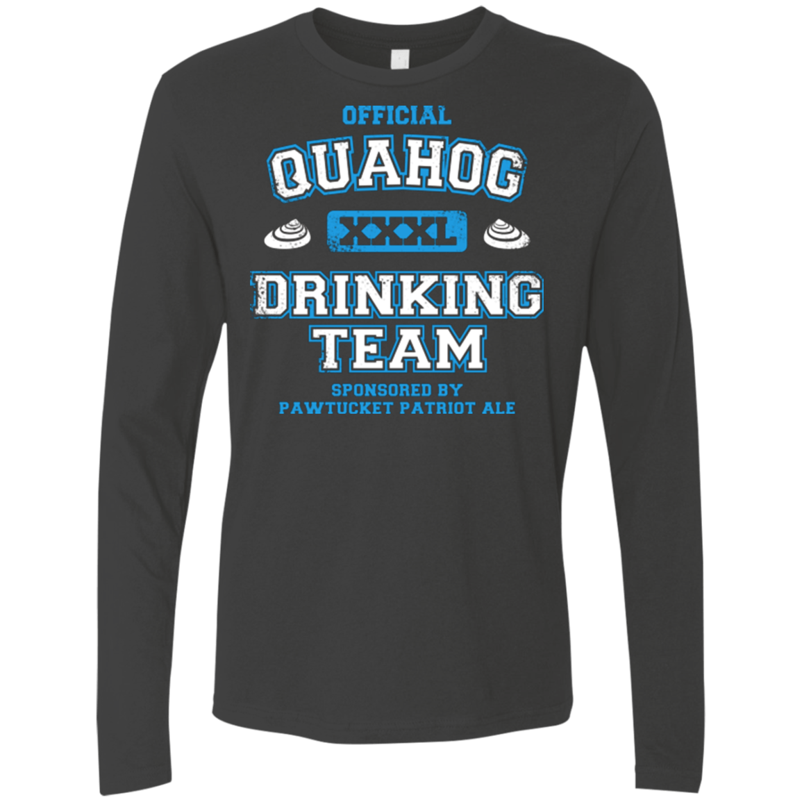 T-Shirts Heavy Metal / Small Quahog Drinking Team Men's Premium Long Sleeve