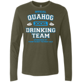 T-Shirts Military Green / Small Quahog Drinking Team Men's Premium Long Sleeve