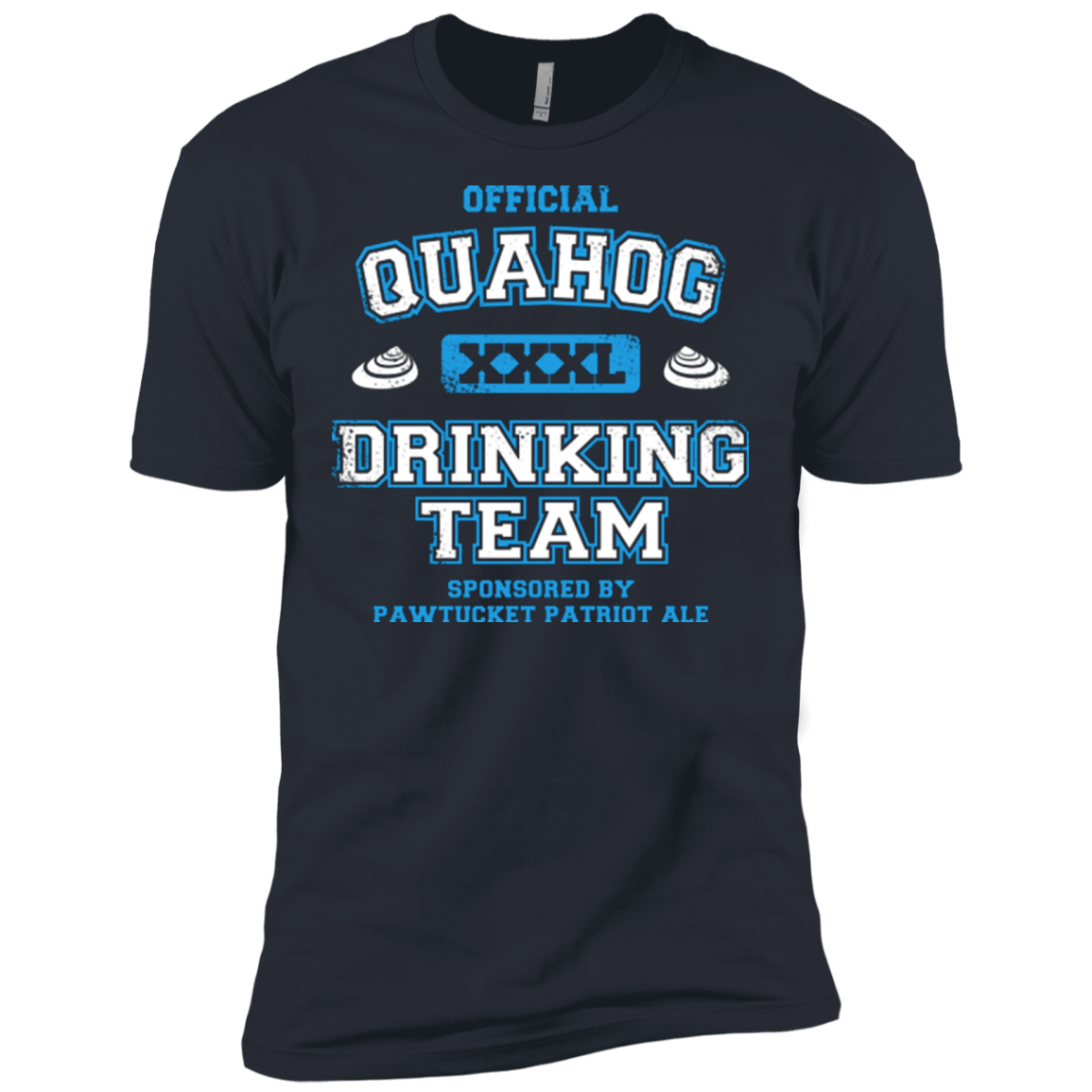 T-Shirts Indigo / X-Small Quahog Drinking Team Men's Premium T-Shirt
