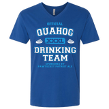 T-Shirts Royal / X-Small Quahog Drinking Team Men's Premium V-Neck