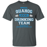 T-Shirts Dark Heather / Small Quahog Drinking Team T-Shirt