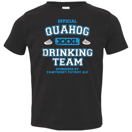 T-Shirts Black / 2T Quahog Drinking Team Toddler Premium T-Shirt