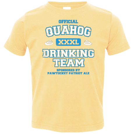 T-Shirts Butter / 2T Quahog Drinking Team Toddler Premium T-Shirt