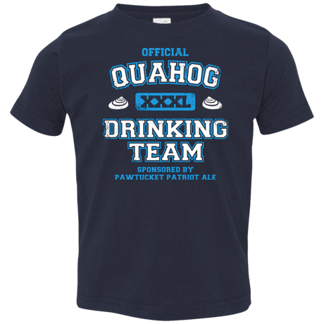 T-Shirts Navy / 2T Quahog Drinking Team Toddler Premium T-Shirt