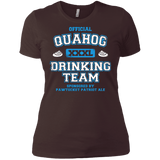 T-Shirts Dark Chocolate / X-Small Quahog Drinking Team Women's Premium T-Shirt