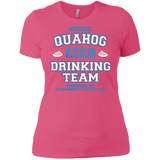 T-Shirts Hot Pink / X-Small Quahog Drinking Team Women's Premium T-Shirt