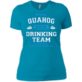 T-Shirts Turquoise / X-Small Quahog Drinking Team Women's Premium T-Shirt